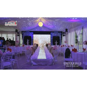 Luxurious Outdoor Wedding Reception Tent , Sun Shade Marquee Event Tent
