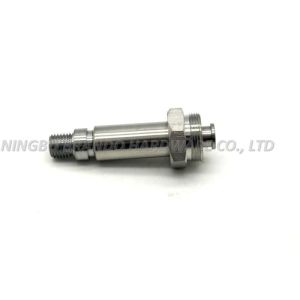 Male Screw Thread Solenoid Stem With Rubber Band Internal Spring Core
