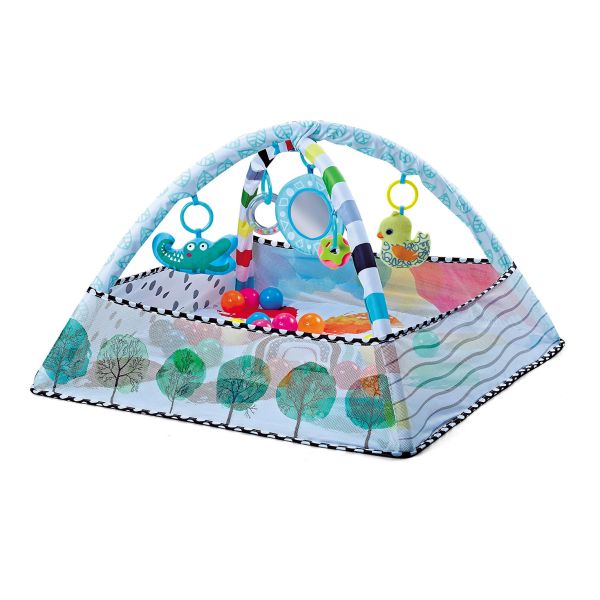 forest Play Mat Converts to Ball Pit Baby Gym, Newborn to Toddler - Totally