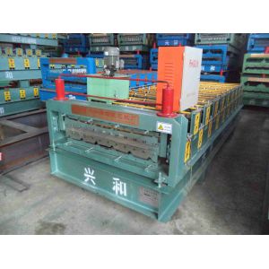 Quality Double Layer Color Steel Coated Steel Wall Profile Roll Forming Machine for sale
