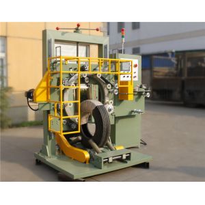 220V Vertical PLC Control Truck Tyre Wrapping Machine Car Tyre Packing Machinery