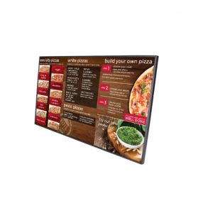 Restaurant Wall Mounted LCD Advertising Digital Signage