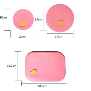 Durable 3pcs Silicone Baby Feeding Set Non Toxic Plate Dividers For Food