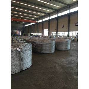 99.5% purity Al Aluminum Wire Rod ASTM B 233 Standard For Cable application