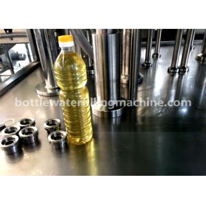 2 in 1 Monoblock Sunflower Oil Filling Machine / Cooking Oil Filling Machine
