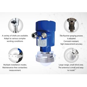80GHz Radar level Transmitter process temperature -40~+260℃ and process presure
