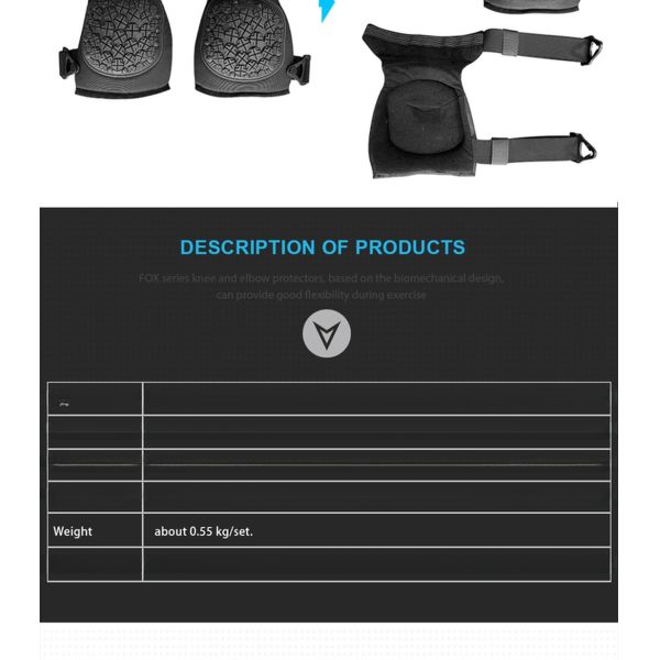 550g Heavy Duty EVA Foam Knee Pads for Work Construction Gardening Cleaning Flooring