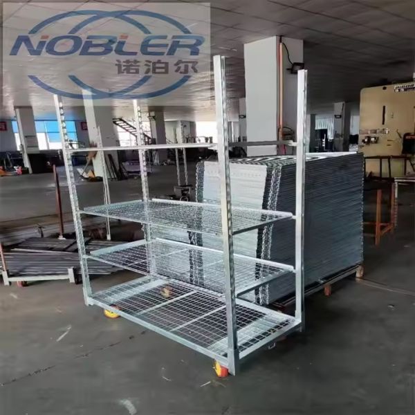 High Load Bearing Danish Flower Trolley Corrosion Resistance Four Casters
