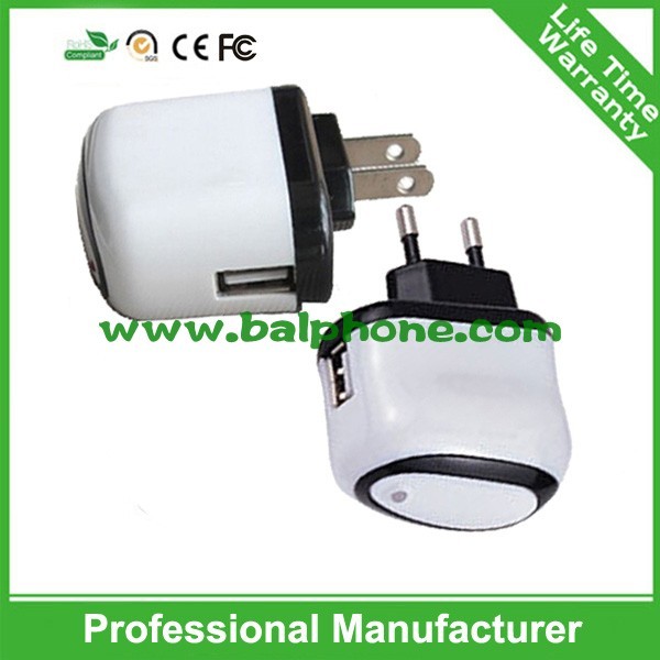 Buy 2015 hotsales wall/travel charger 5v1a single port micro usb home outlet at wholesale prices