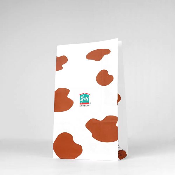 Custom Printed Paper Sandwich Bags Fast Food Paper Bag Eco Friendly