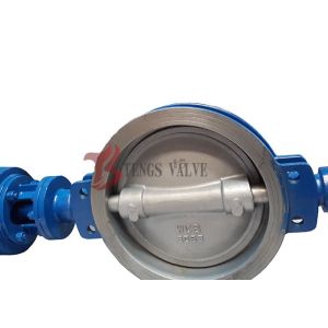 Carbon Steel WCB Three Eccentric Butterfly Valve , Wafer Type Butterfly Valve