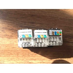 Black / White RJ45 Keystone Jack CAT5E UTP Gold Plating Size Customized