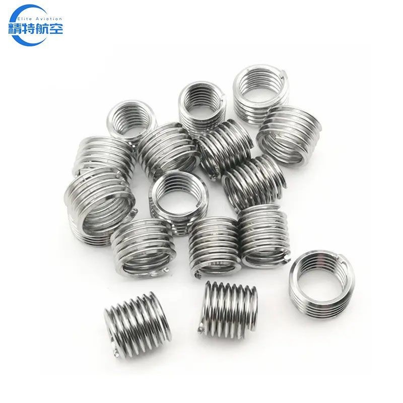 M12 M16 304SUS Tangless Screw Threaded Insert 100pcs/bag Zinc Plated Surface
