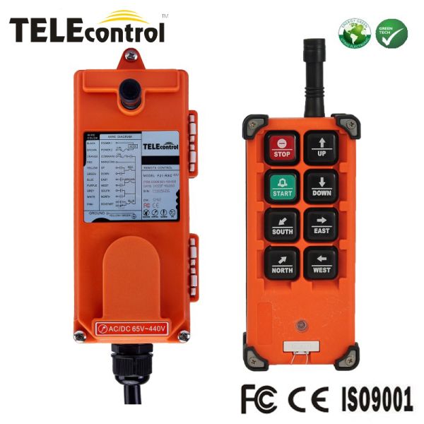 Hot Sell IndustriaL Telecrane TELEcontrol UTING f21-E1B 12V 24V 36V 48V 65V 110V 220V 380V 440V AC DC UHF 433 VHF 315