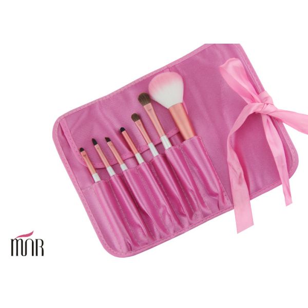 Buy Pink waterproof Bag Makeup Brush Cylinder Including Contour Brush at wholesale prices