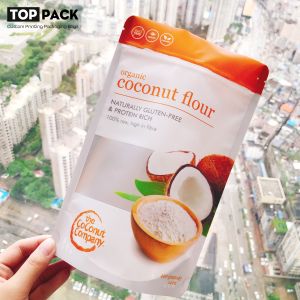 Custom printing resealable plastic mylar bread food packaging plastic bag