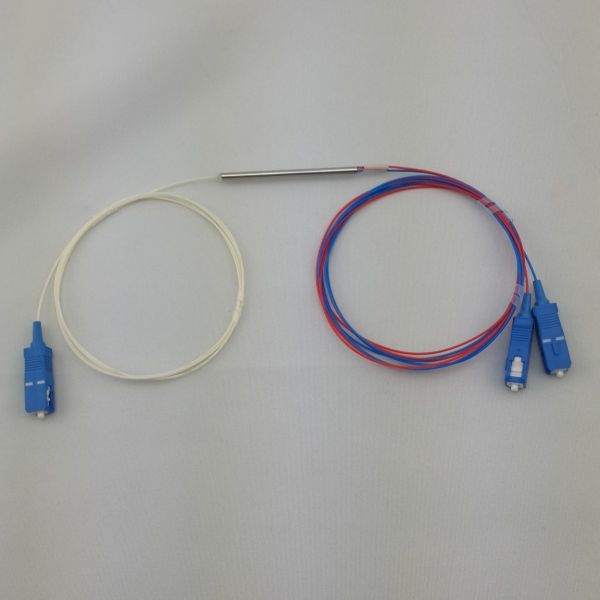 Buy FBT 1x2 Fiber Optic Splitter SC Connector / Fiber Optic Coupler With Mini Tube at wholesale prices