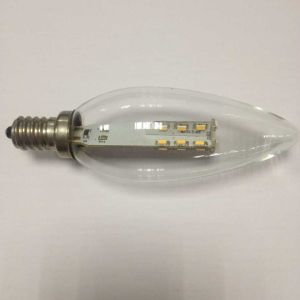 LED CANDELABRA BULB  LED CANDLE LIGHT LED SMD 2835 1W E12 E14 FULL GLASS