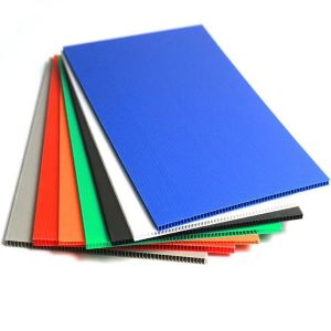 Polypropylene Corrugated Plastic Sheet Recycled Lightweight Customized
