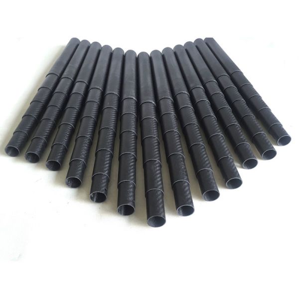 Buy 3K Plain Carbon Fiber Telescopic Pole 45ft Bidirectional at wholesale prices