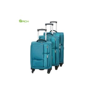 China Spinner Wheels 1680D PU Film Trolley Travel Luggage Bag on sale