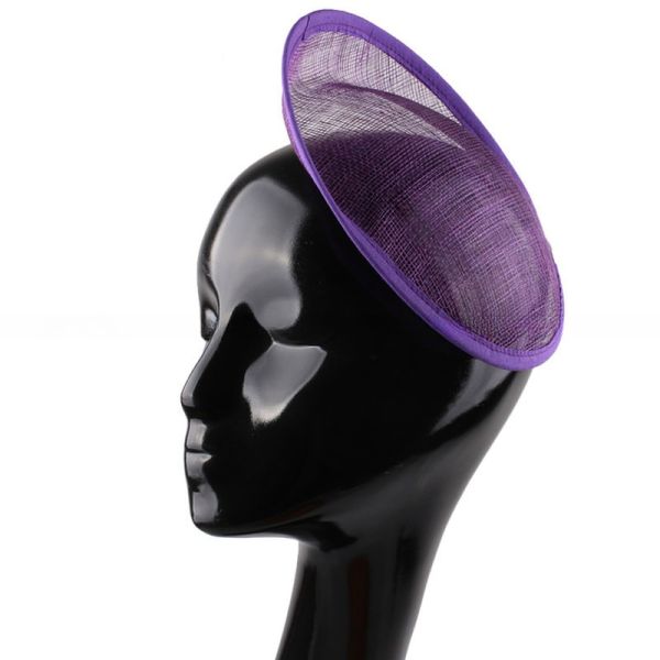 Goose Feather Party Decoration Hat Fascinator with Sinamay Base Express Shipping