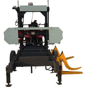 Portable horizontal band saw mill woodworking machinery band saw,diesel portable