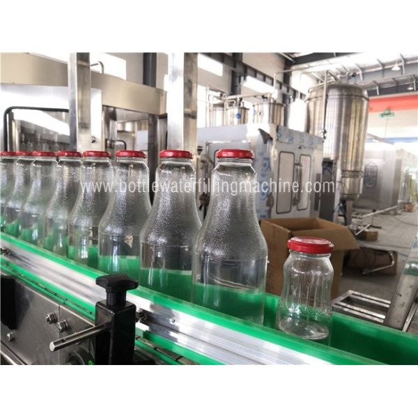 Buy Tea / Milk Packing Glass Bottle Filling Machine Flavoured Drink Making at wholesale prices
