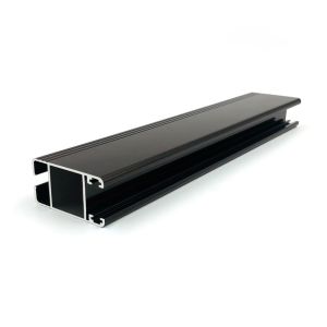 Black T8 6061 Aluminum Window Profiles Max 7.0m Length