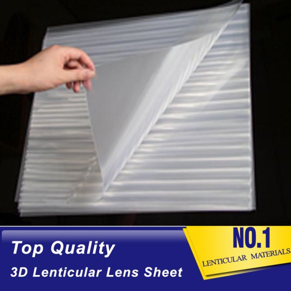 high quality transparent flip lenticular film 0.45mm 75 LPI Lenticular PET lens
