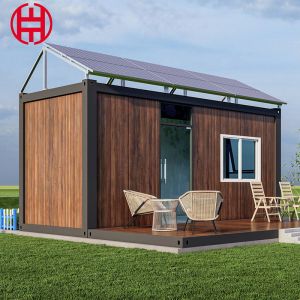 Modern Apartment Design Style Prefabricated Modular Container House with Solar