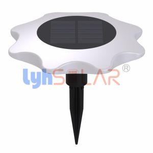 Flower Shape Solar Powered Garden Lights With IP67 For Swimming Pool Lighting
