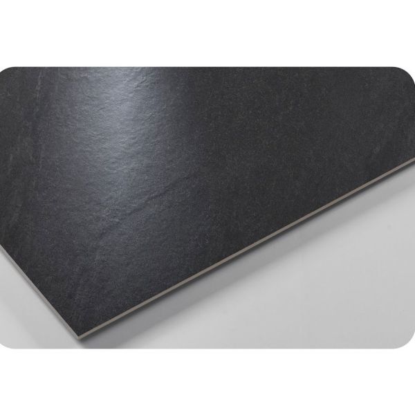 Dark Grey 600x1200mm Glazed Porcelain Indoor Floor Tile