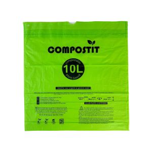 Non Toxic Harmless Compostable Garbage Bags Drawstring Refuse Bags