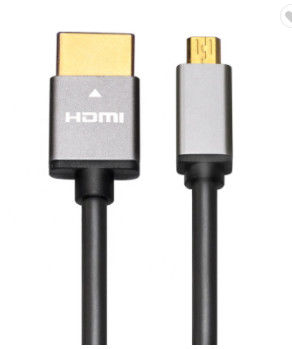 Aluminum Alloy Shell Ultra Slim Hdmi Cable Support 4k 18Gbps High Speed Hdmi 4k