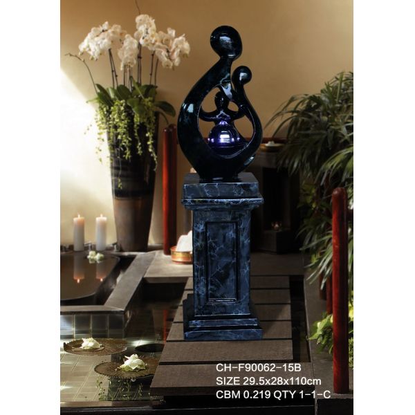 43 Inch Polyresin Couples Cast Stone Water Fountains