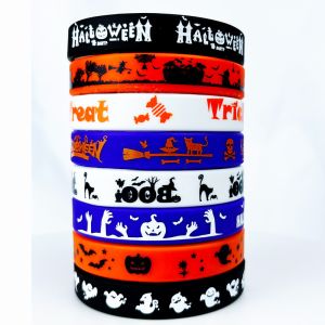 Euramerican Style Silicone Bracelet Event Halloween Day Gift Festival Rubber