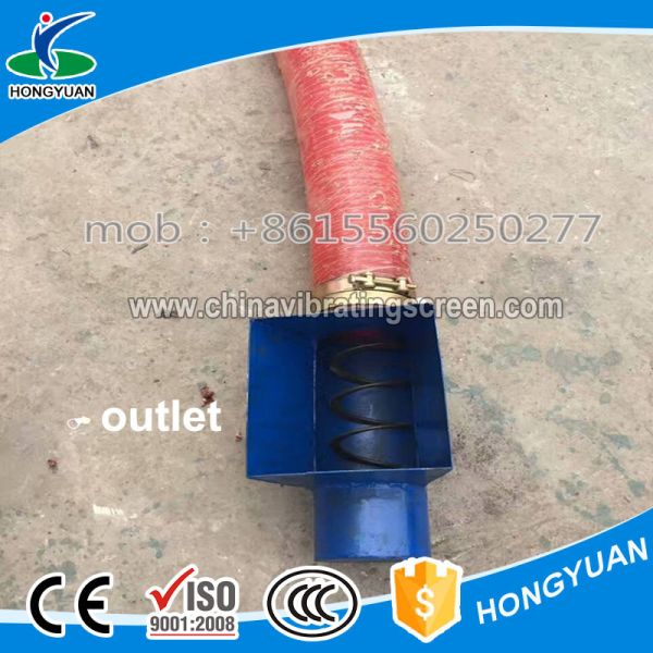 Built-in Manganese steel screw blade wheat screw feeder machine