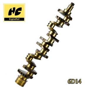 China HRC46 - 52 Mitsubishi 6D14 Diesel Engine Crankshaft 12 Months Warranty on sale