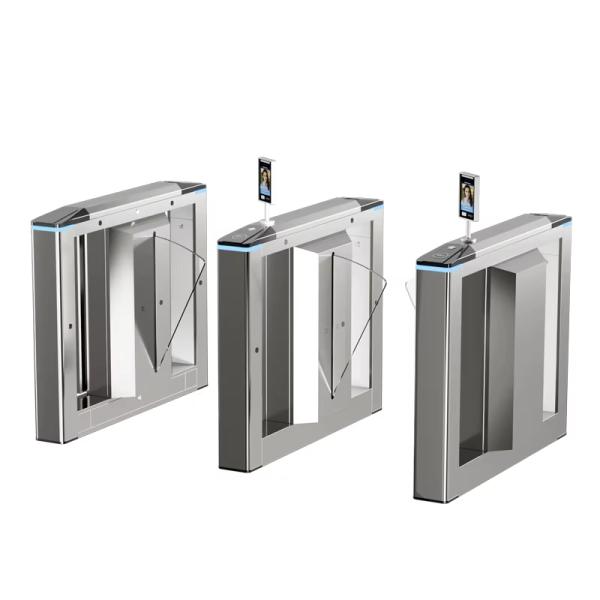 Buy Flap Barrier Gate with Emergency Measures Free Passage When Power-off and DC 24V Output Voltage at wholesale prices