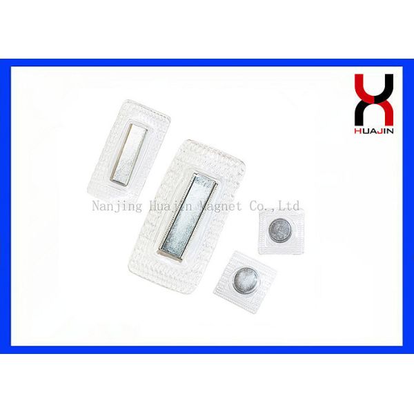 18mm PVC NdFeB Invisible Magnetic Snaps , Garments / Handbag Magnetic Accessories