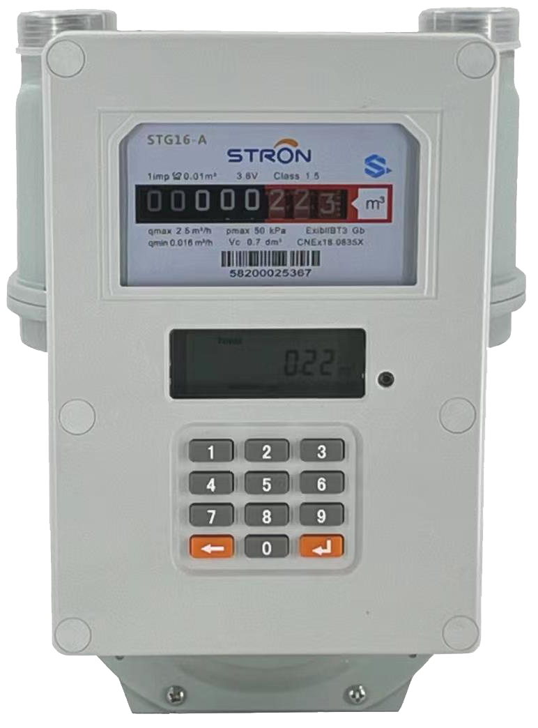 China STG16-A Smart Prepaid Keypad Gas Meter with Vending System on sale