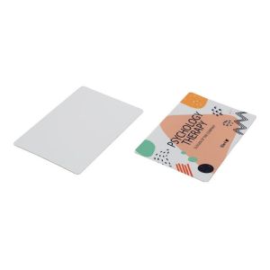 DIY Personalized Double-Sided Printable Sublimation Plastic Business Card Blanks