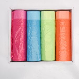 Directly Manufacture Drawstring Bag Trash Bag Gallon with Embossing Surface