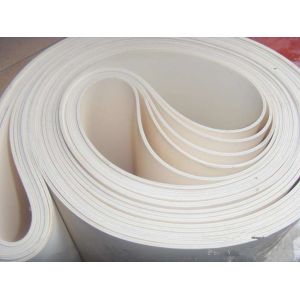 Food Grade Endless Material Handling Conveyor Belt PVC / Polyurethane White