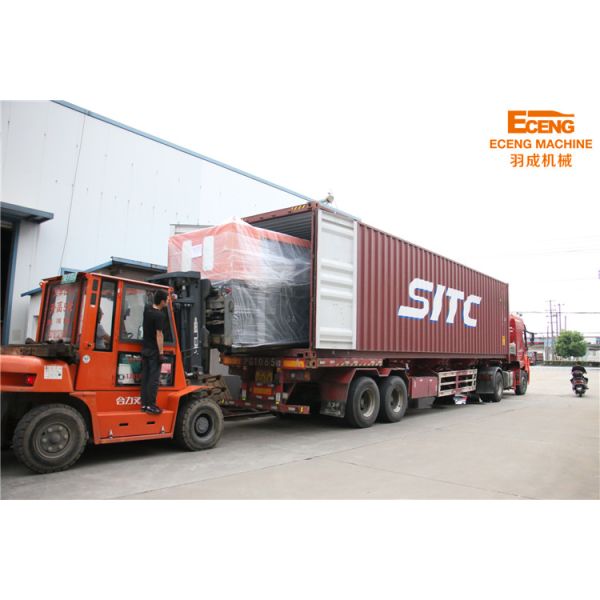 Orange Color Pet Blowing Machine , Plastic Bottle Blowing Molding Machine