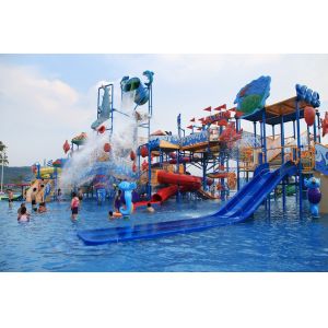 Gigantic Water House Aqua Playground Water House Amusement Park Equipment