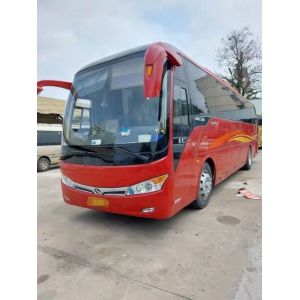 Kinglong Used Bus XMQ6101 Sightseeing Bus Yuchai 6 Gearbox 260hp City Bus Steel