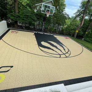 TPE Interlocking Sports Flooring Tiles for Basketball Court Multi-Sport Use