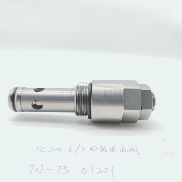 Construction Works Part No 702-75-01201 PC200-7 Swing Valve Relief Valve 702-75-01200